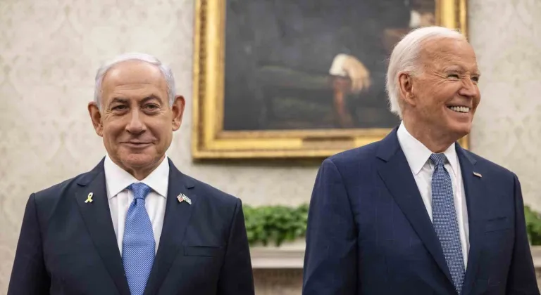 ABD Başkanı Joe Biden ve Netanyahu, Gazze Şeridi'ndeki Ateşkes Anlaşmasını Görüştü