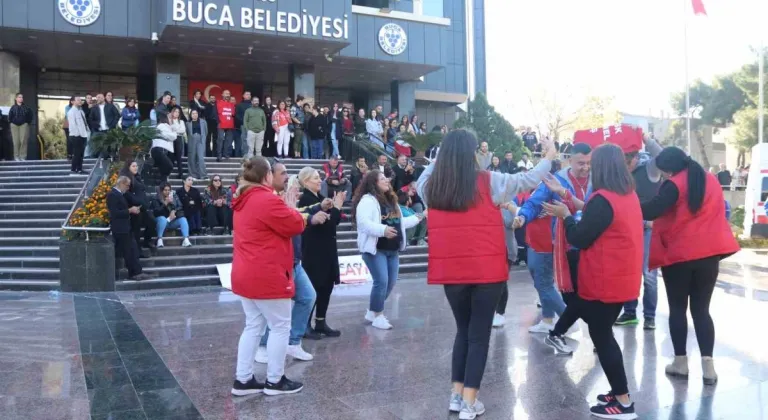 Buca Belediyesi İşçileri Grev Yolunda