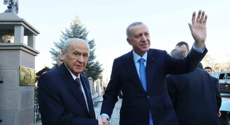 Cumhurbaşkanı Erdoğan, MHP Lideri Bahçeli ile bir araya geldi