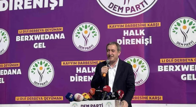 DEM Parti Genel Başkanı Bakırhan: "Bahçeli’nin Uzattığı Eli Geri Çevirmedik"