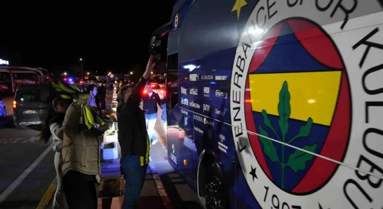 Fenerbahçe, Samsun’da coşkuyla karşılandı