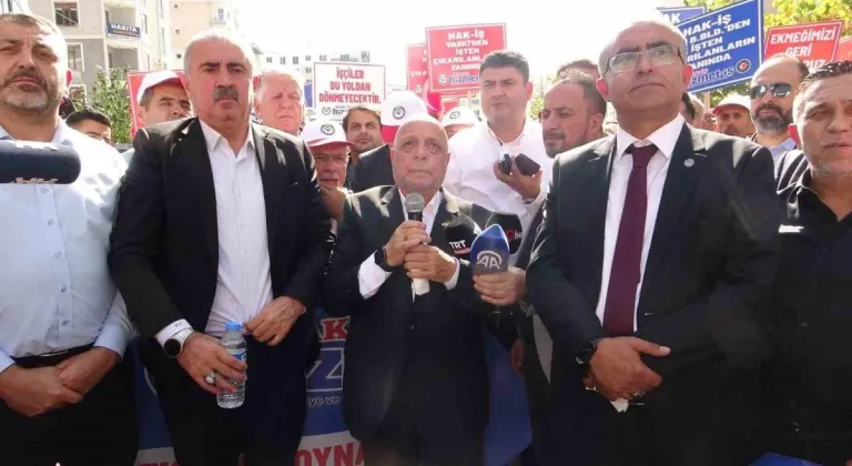 Hak-İş Genel Başkanı Arslan: "Mücadelemizi sonuna kadar sürdüreceğiz"