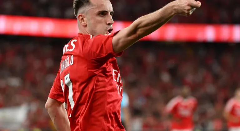 Kerem Aktürkoğlu, Benfica'da golle başladı