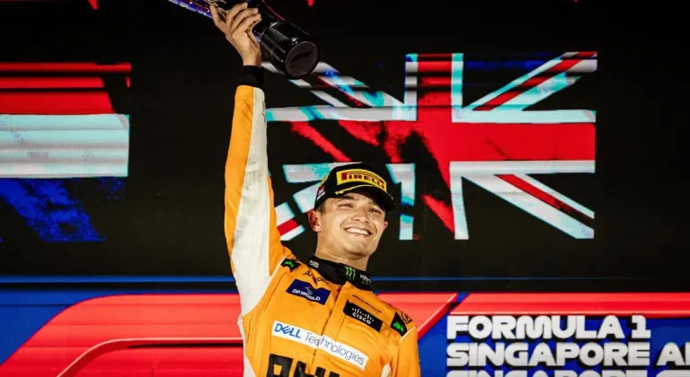 Singapur Grand Prix’sini Lando Norris kazandı