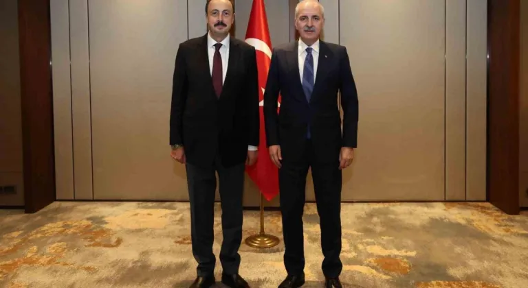 TBMM Başkanı Kurtulmuş, Türkiye’nin Üsküp Büyükelçiliğini ziyaret etti