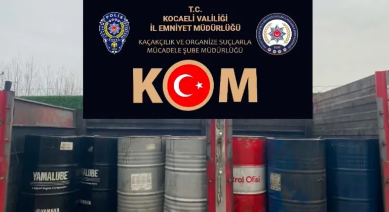 TEM’de bir araçta 2 ton 550 litre kaçak akaryakıt ele geçirildi