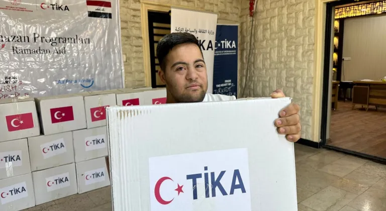 TİKA, Irak’ta mülteci kamplarında yaşayan ailelere gıda kolisi ulaştırdı