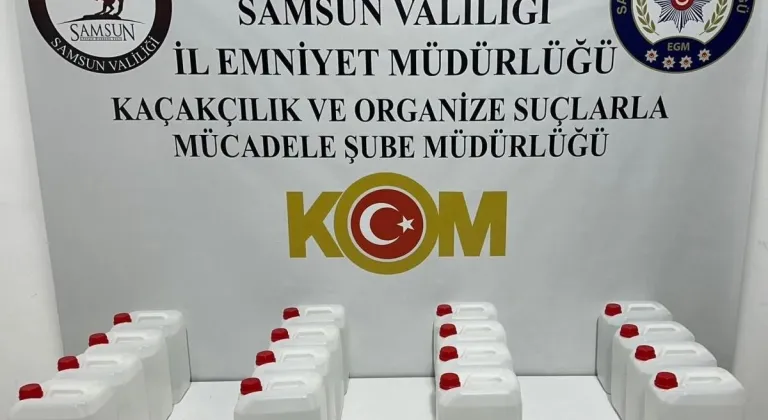 Yılbaşı öncesi sahte alkol operasyonu: 80 litre etil alkol ele geçirildi